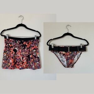 SHAN Swim Skirt US 8 & Bikini Bottom Set US 10 Multicolor